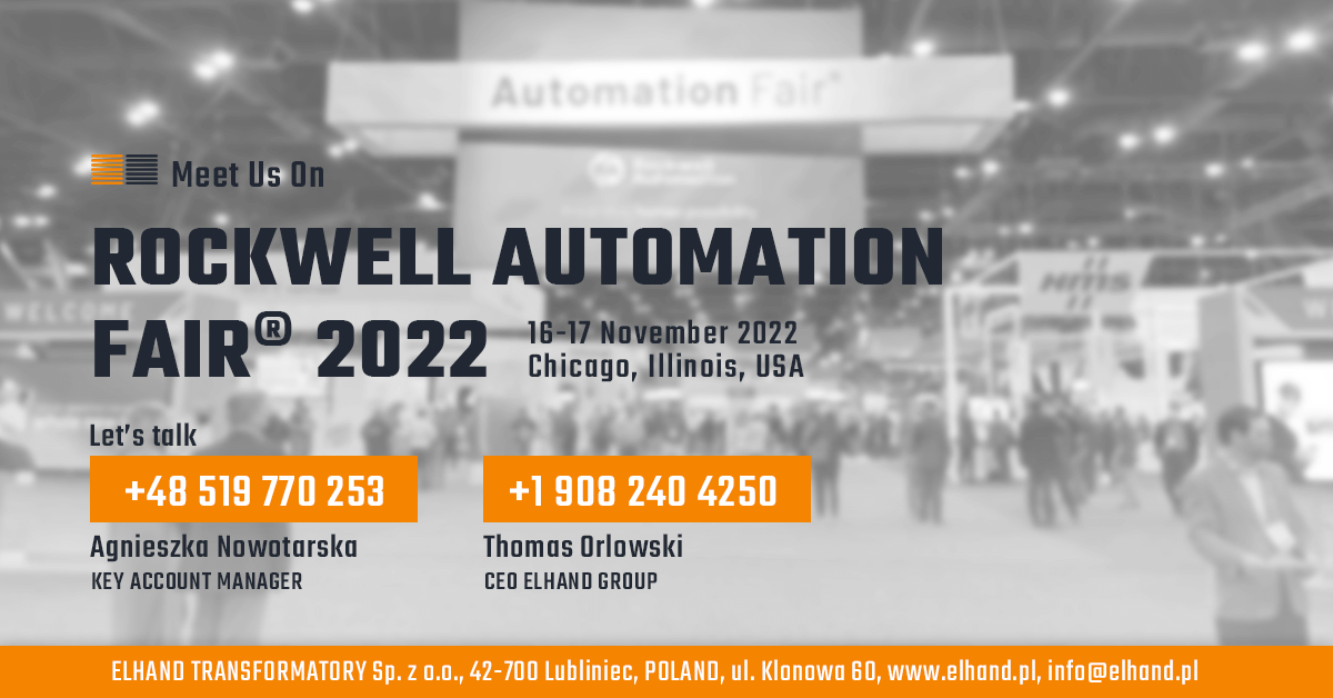 Meet us on Rockwell Automation Fair 2022 in USA